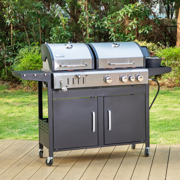 Half Gas Half Charcoal Barbeque Grill Wayfair